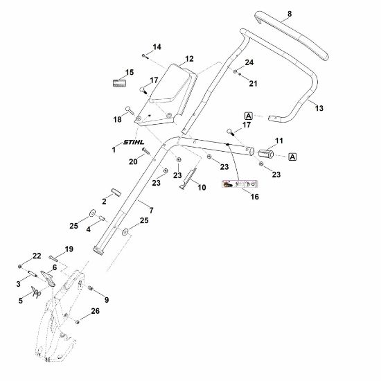Bild von B - Lenker Unterteil RMA 765.0 V