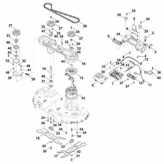 Bild von F - Elektronik, Messer, Motor RMA 765.0 V