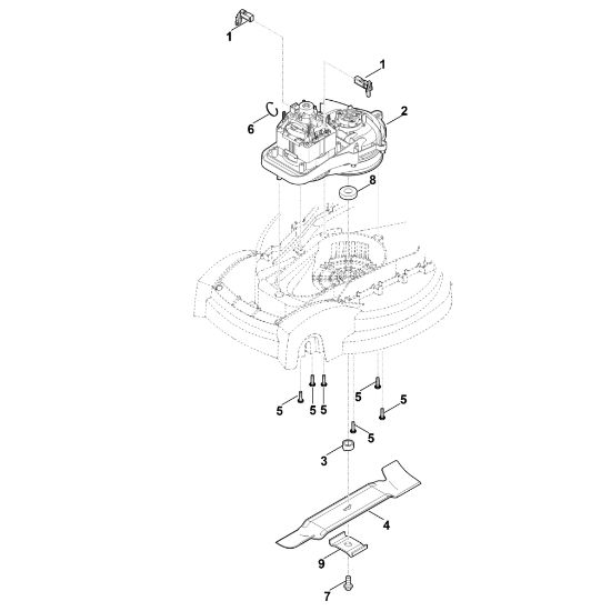 Bild von D - Motor, Messer RME 235.0