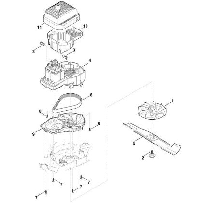 Bild von D - Motor, Messer RME 443.0