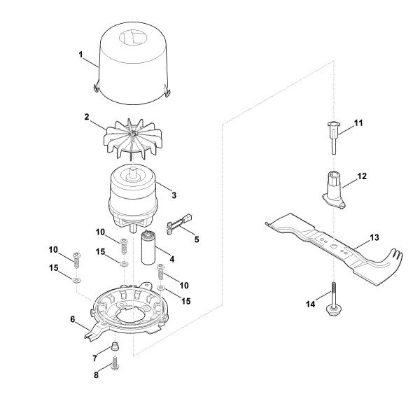 Bild von D - Motor, Messer RME 545.0