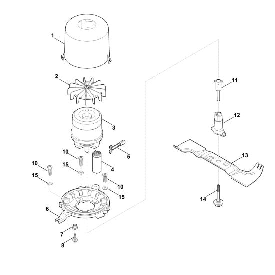 Bild von D - Motor, Messer RME 545.0