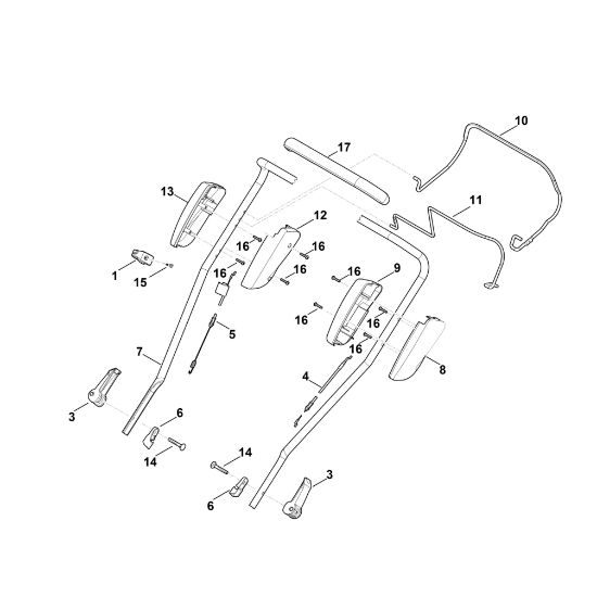 Bild von A - Lenker Oberteil RM 2.0 RT