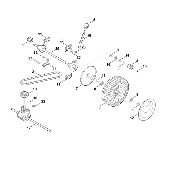 Bild von D - Vorderachse, Getriebe RM 2.0 RT