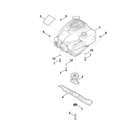 Bild von D - Motor, Messer RM 248.0