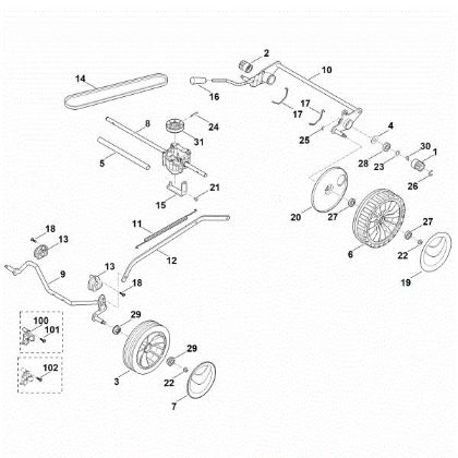 Bild von C - Fahrwerk, Getriebe RM 248.0 T
