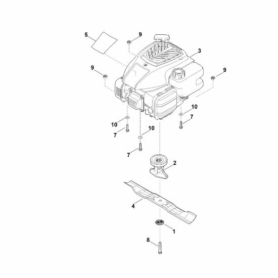 Bild von D - Motor, Messer RM 248.1