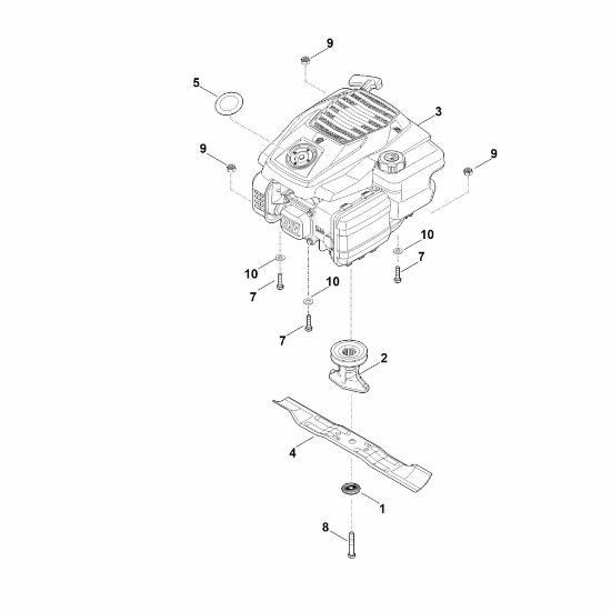 Bild von D - Motor, Messer RM 248.2