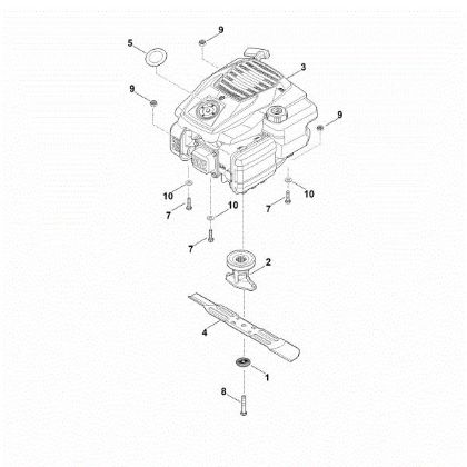 Bild von D - Motor, Messer RM 253.2