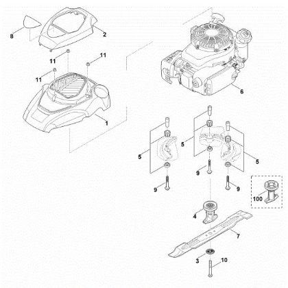 Bild von D - Motor, Messer RM 4.0 R