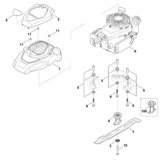 Bild von D - Motor, Messer RM 4.0 R