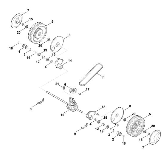 Bild von C - Vorderachse, Getriebe RM 4.0 RT