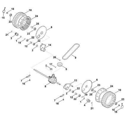 Bild von C - Vorderachse, Getriebe RM 4.0 RTP