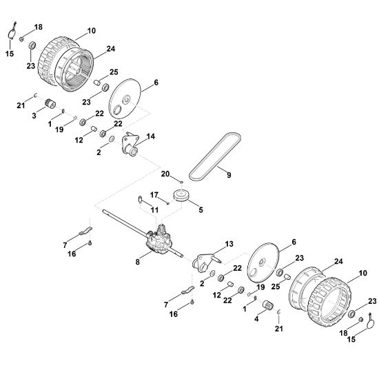 Bild von C - Vorderachse, Getriebe RM 4.0 RTP