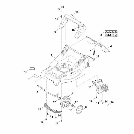Bild von B - Gehäuse, Vorderachse RM 443.0 T