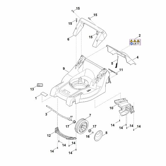 Bild von B - Gehäuse, Vorderachse RM 443.1 T