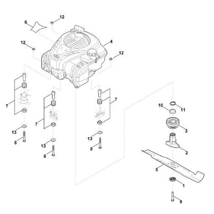 Bild von D - Motor, Messer RM 448.0 VC