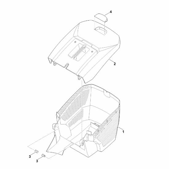 Bild von E - Grasfangkorb RM 448.1 PC