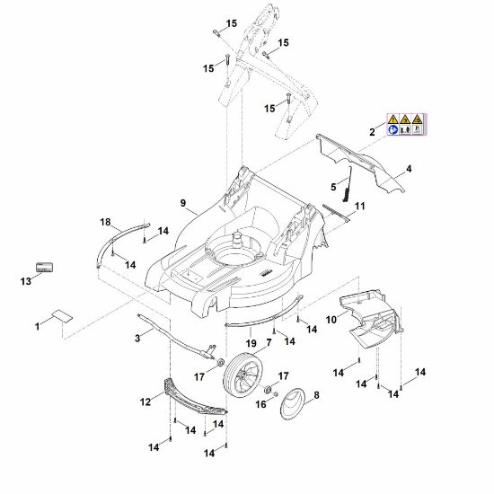 Bild von B - Gehäuse, Vorderachse RM 448.1 TC