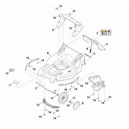 Bild von B - Gehäuse, Vorderachse RM 448.1 TX