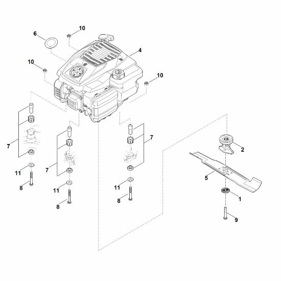 Bild von D - Motor, Messer RM 448.1 TX