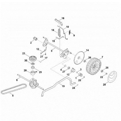 Bild von C - Hinterachse, Höhenverstellung RM 448.1 VC