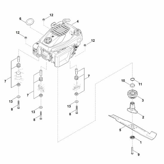 Bild von D - Motor, Messer RM 448.1 VC