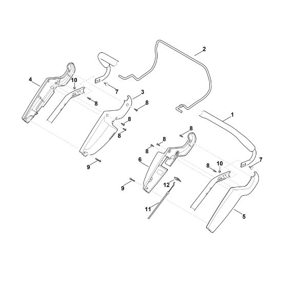 Bild von A - Lenker Oberteil RM 545.0