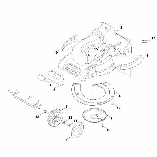 Bild von D - Gehäuse, Vorderachse RM 545.0 T