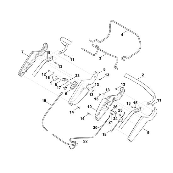 Bild von A - Lenker Oberteil RM 545.0 V