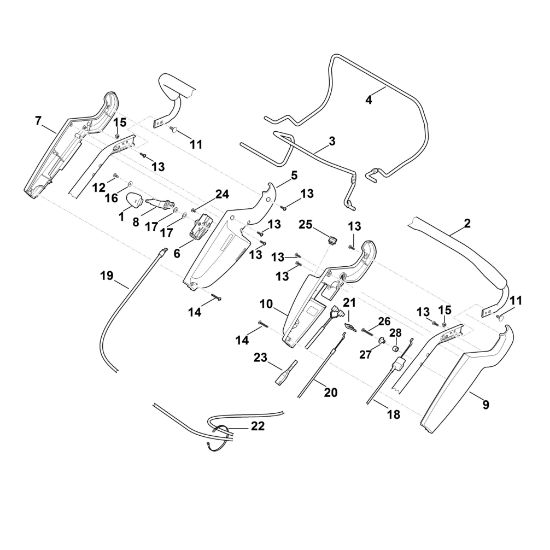 Bild von A - Lenker Oberteil RM 545.0 VE