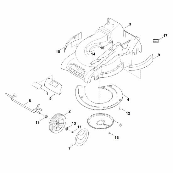 Bild von D - Gehäuse, Vorderachse RM 545.0 VE