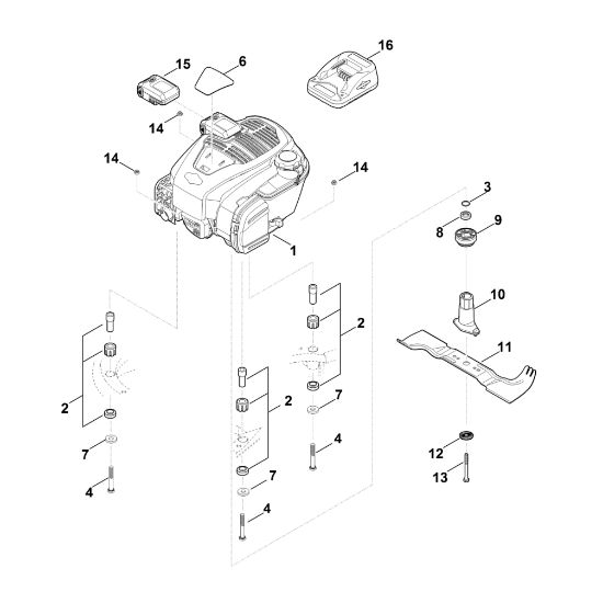 Bild von F - Motor, Messer RM 545.0 VE