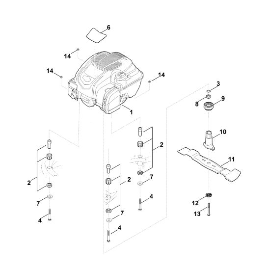 Bild von F - Motor, Messer RM 545.0 VM