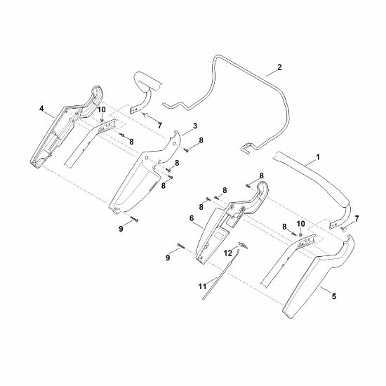 Bild von A - Lenker Oberteil RM 545.1