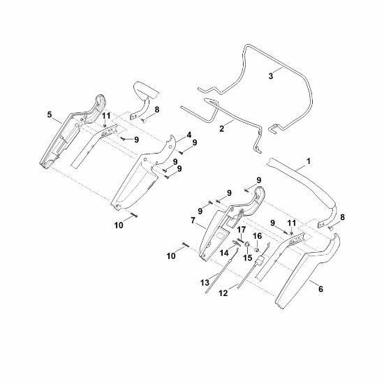 Bild von A - Lenker Oberteil RM 545.1 T