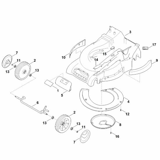 Bild von D - Gehäuse, Vorderachse RM 545.1 T