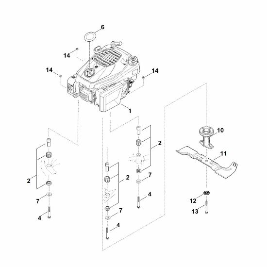 Bild von F - Motor, Messer RM 545.1 T