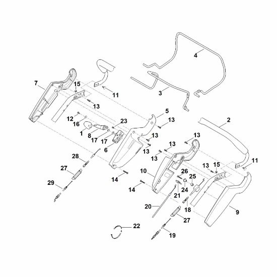 Bild von A - Lenker Oberteil RM 545.1 V