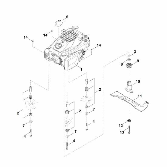Bild von F - Motor, Messer RM 545.1 V