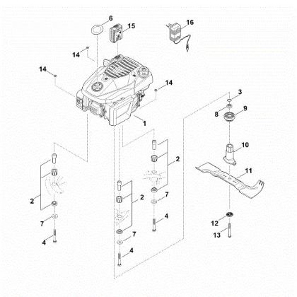 Bild von F - Motor, Messer RM 545.1 VE