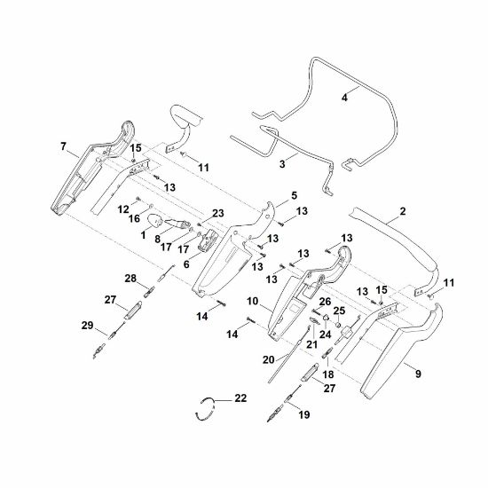 Bild von A - Lenker Oberteil RM 545.1 VM