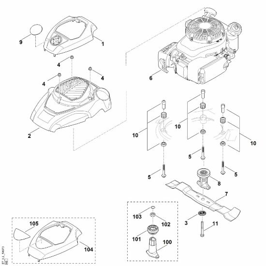 Bild von F - Motor, Messer RM 650.0 T
