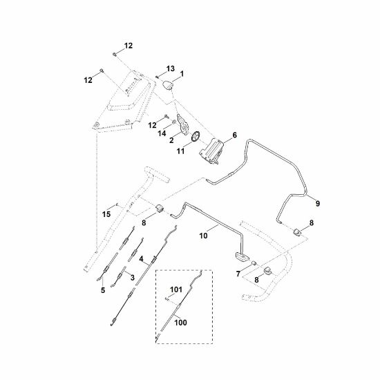 Bild von A - Lenker Oberteil RM 650.0 V