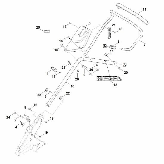 Bild von B - Lenker Unterteil RM 650.0 VS