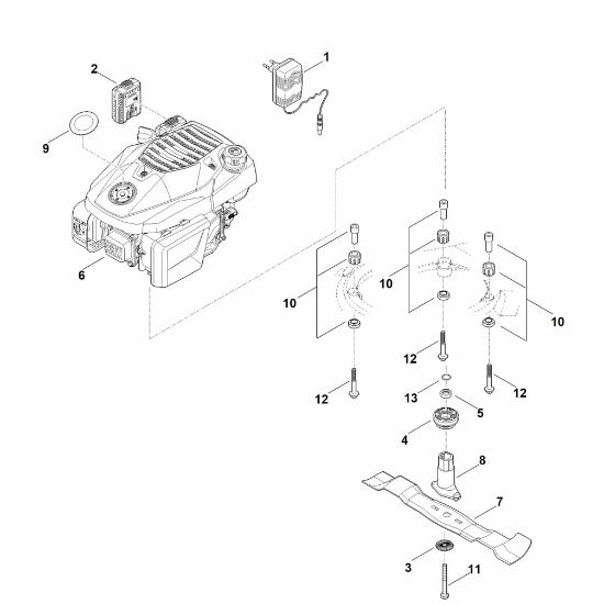 Bild von F - Motor, Messer RM 650.1 VE