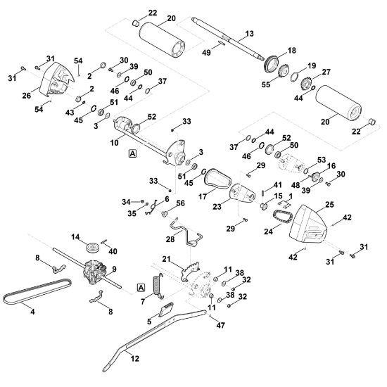 Bild von E - Hinterachse, Getriebe RM 655.0 RS