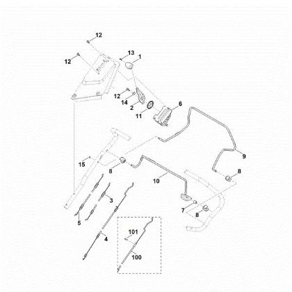Bild von A - Lenker Oberteil RM 655.0 V