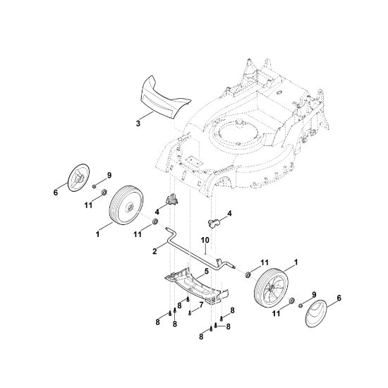 Bild von D - Vorderachse, Abdeckung RM 655.0 VS