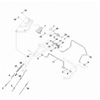 Bild von A - Lenker Oberteil RM 655.1 RS